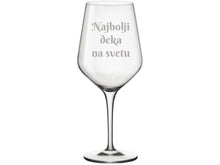Učitajte sliku u galeriji, Čaša za vino &quot;Najbolji deka na svetu&quot;
